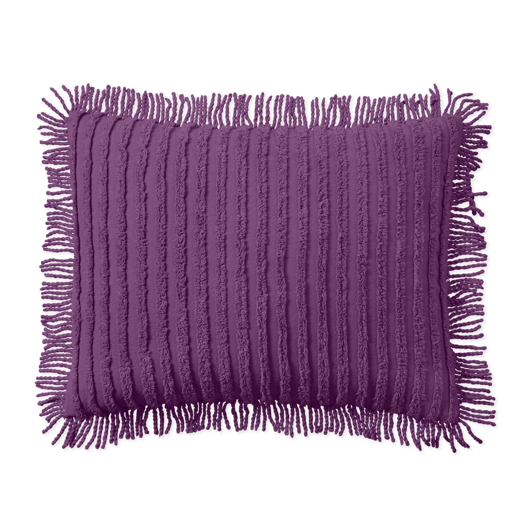 BrylaneHome Chenille 100% Cotton Sham