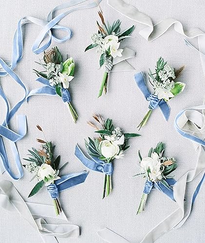 Miniatura 162 de Cinta de terciopelo caqui de 3/8 pulgadas, 25 yardas para árbol de Navidad, envoltura de regalos, ramo de flores, decoraciones de corona