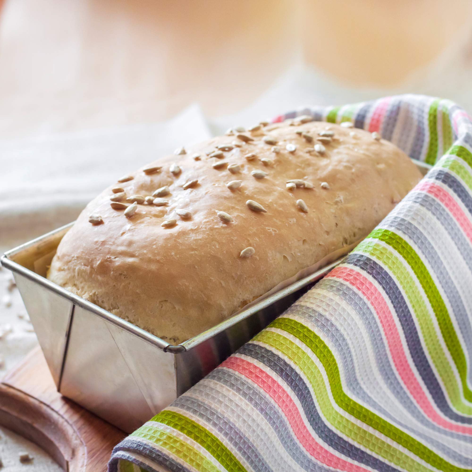 Brothers Eiweißbrot Backmischung Classic, 5 kg XXL Vorratspackung ergibt 9 kg Teig, ohne Weizenmehl, Roggenmehl, in Deutschland hergestelltes Diabetikerbrot mit 90% weniger Kohlenhydraten als Brot