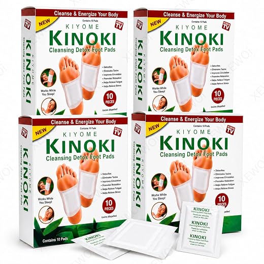 XEWOi Detox Foot Pads for Heel Pain Relief, Herbal Foot Patches for Detoxification &amp; Cleansing, Detoxing Foot Patch for Pa...