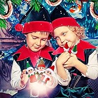 Vista 6 de 6 Piezas de Muñecas de Elfo de Navidad, Elfos Pequeños en Miniatura, Juguetes, Adornos Navideños, Accesorios, Rellenos de Media para Navidad