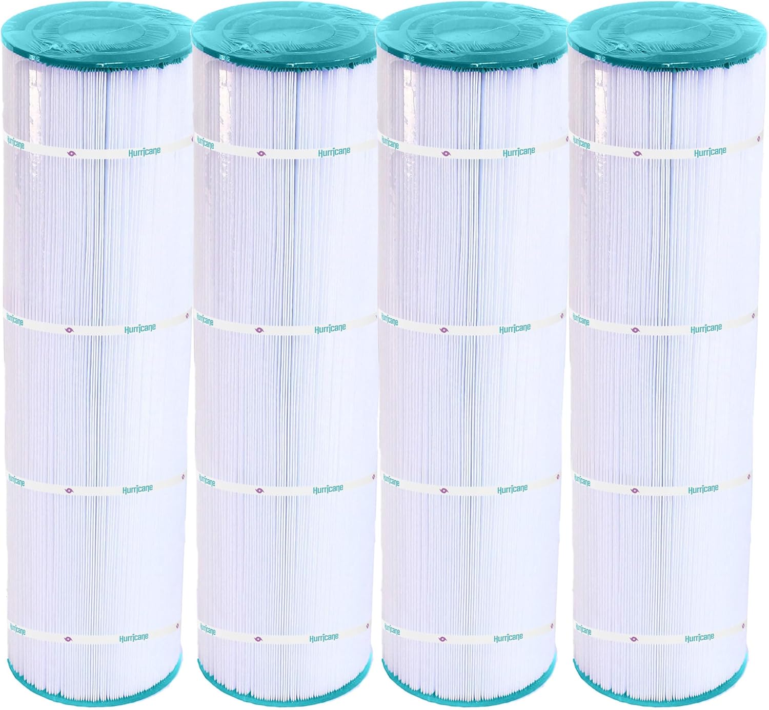Hurricane Filters 4 Pack HF7489-04 Advanced Pool Filter Cartridge - Replacement for PA112, Unicel C-7489, Filbur FC-1275, Hayward Super-Star-Clear C-4500, C-4520, CX875XRE