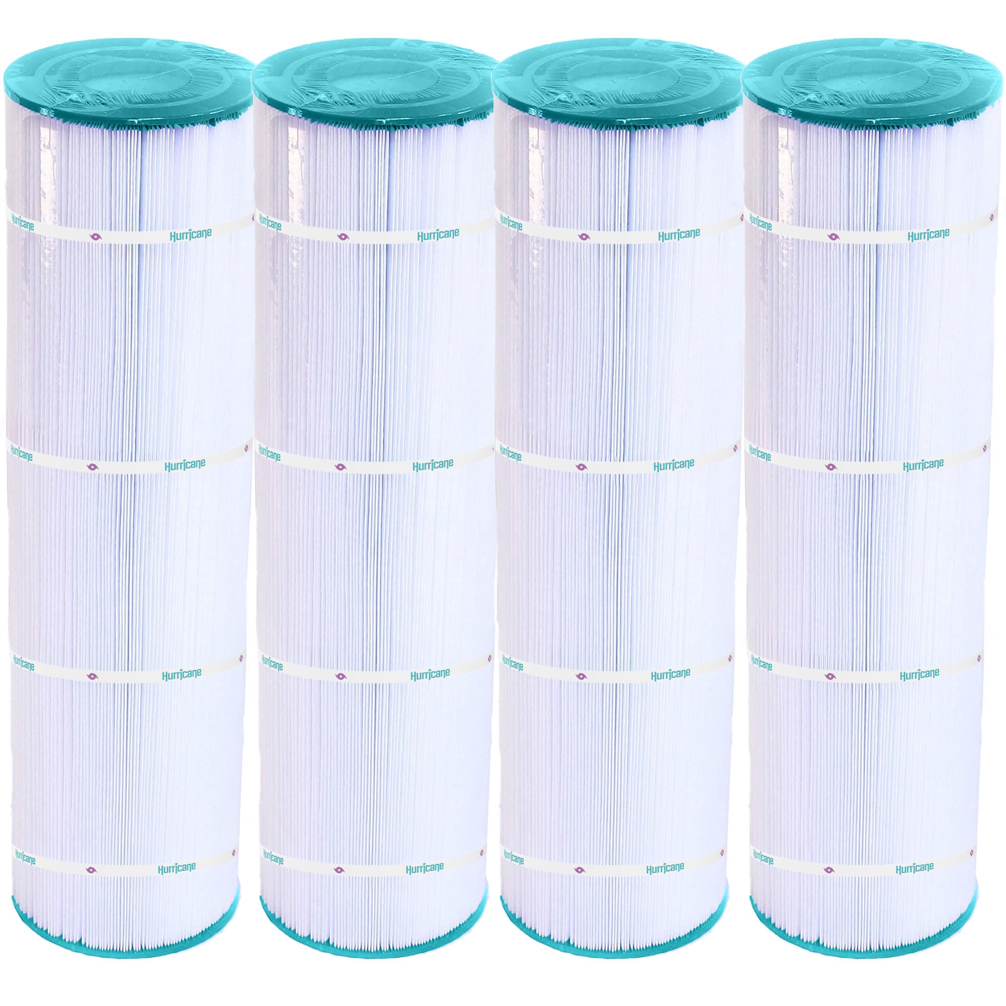 Hurricane Filters HF7489-04 Advanced Pool Filter Cartridge - Replacement for Pleatco PA112, Unicel C-7489, Filbur FC-1275, Hayward Super-Star-Clear C-4500, C-4520, CX875XRE, 4 Pack