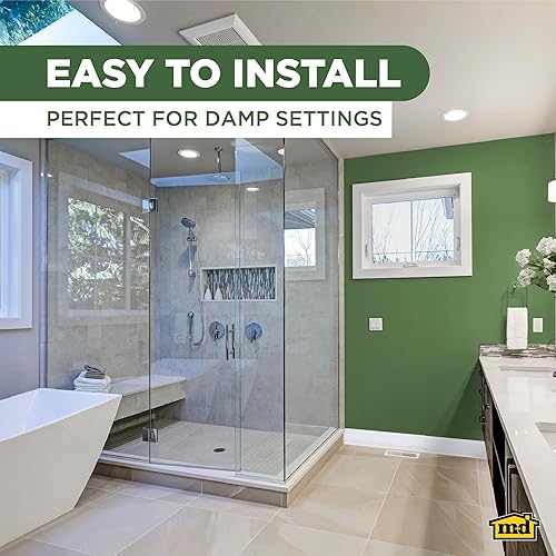 Miniatura 7 de M-D Building Products 73897 Zócalo de vinilo de 4 pulgadas por 60 pies color blanco