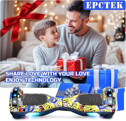 Miniatura 6 de Scooter con accesorio de asiento para niños y adultos, scooter de equilibrio de 6.5 pulgadas y 8.5 pulgadas con altavoces Bluetooth y luz LED