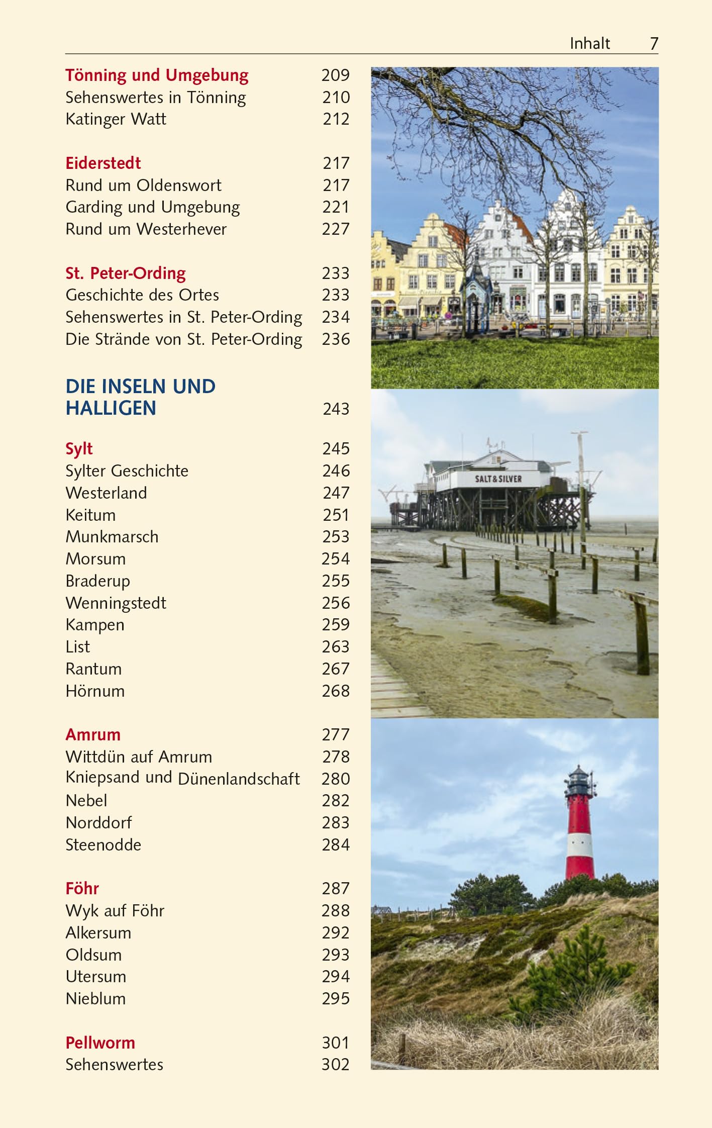 TRESCHER Reiseführer Nordfriesland: Sylt, Amrum, Föhr, Halligen, Husum, St. Peter-Ording, Eiderstedt und Hinterland. Mit Wanderungen und Radtouren