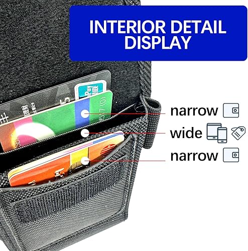 Miniatura 6 de Funda de nailon para teléfono celular, compatible con iPhone 17161514131211Xs Pro MaxPlus y Samsung Galaxy S25+S24+S23+S22+ Plus - Funda con clip