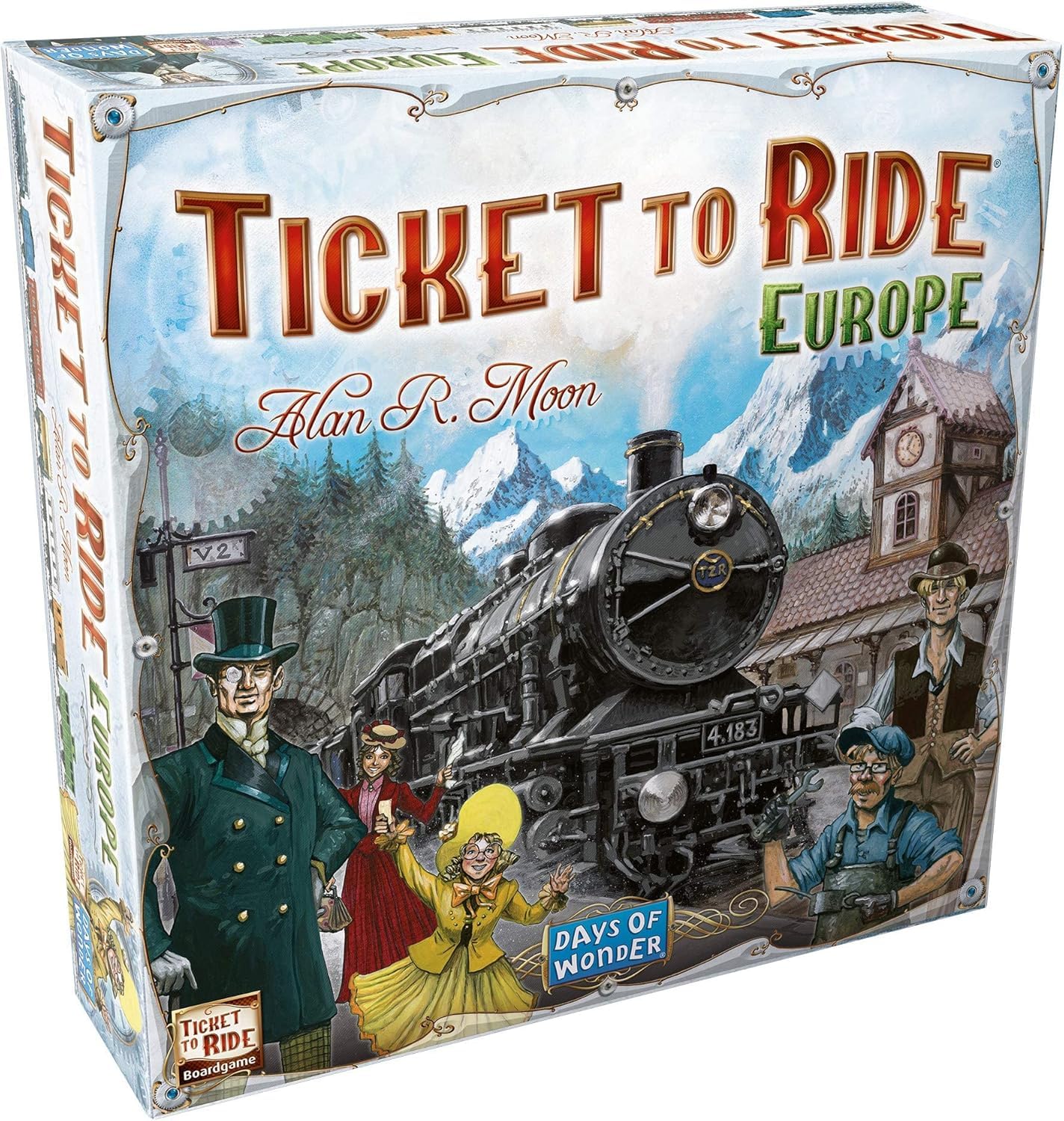 Ticket to Ride Europe Board Game - Embark on a Railway Adventure Across the Continent! Fun Family Strategy Game for Kids &...