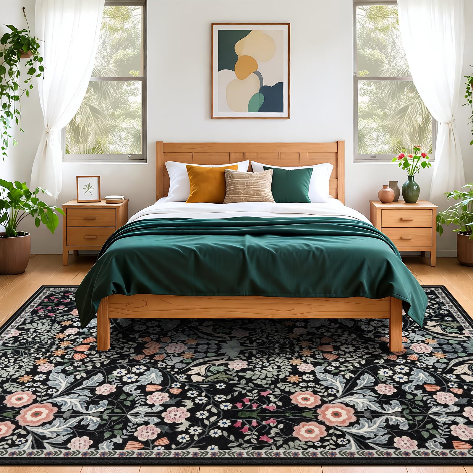 Tapis lavable pour le salon