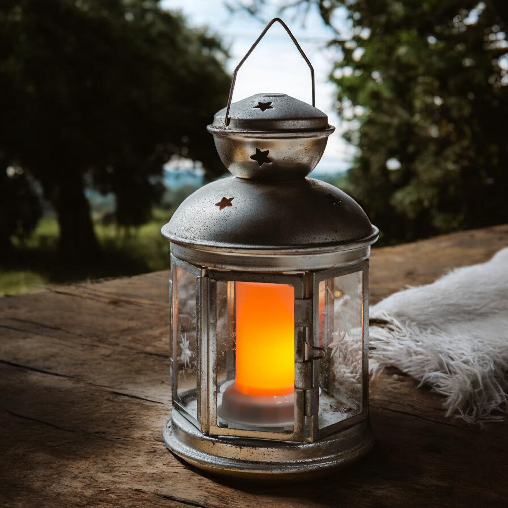 LED waxinelichtje smelt - Incl. batterij en met timer - WoodChoice Decorations