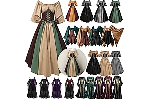 Plus Size Medieval Renaissance Dress with Corset