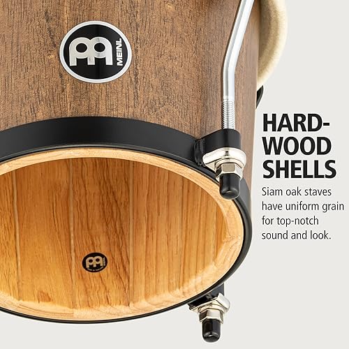 Miniatura 2 de Meinl Percussion HTB100WB-M Headliner Traditional Designer Series Bongos de madera, marrón nogal