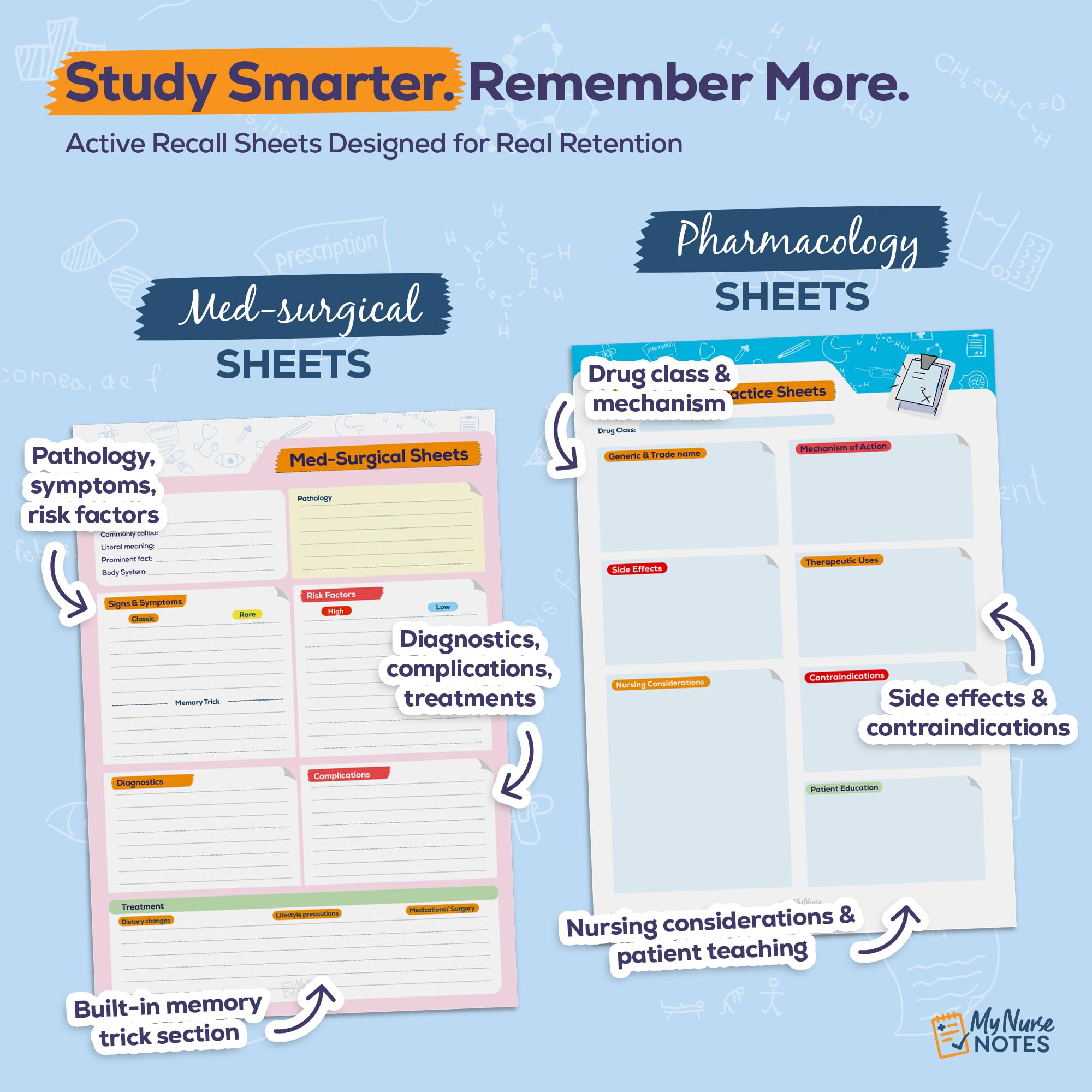 Ultimate Nursing Study Planner, Guida di riferimento per studenti di medicina professionale