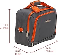 Vista 11 de Rockland, juego de equipaje de dos piezas, Carbón), F102