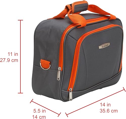 Miniatura 11 de Rockland, juego de equipaje de dos piezas, Carbón), F102