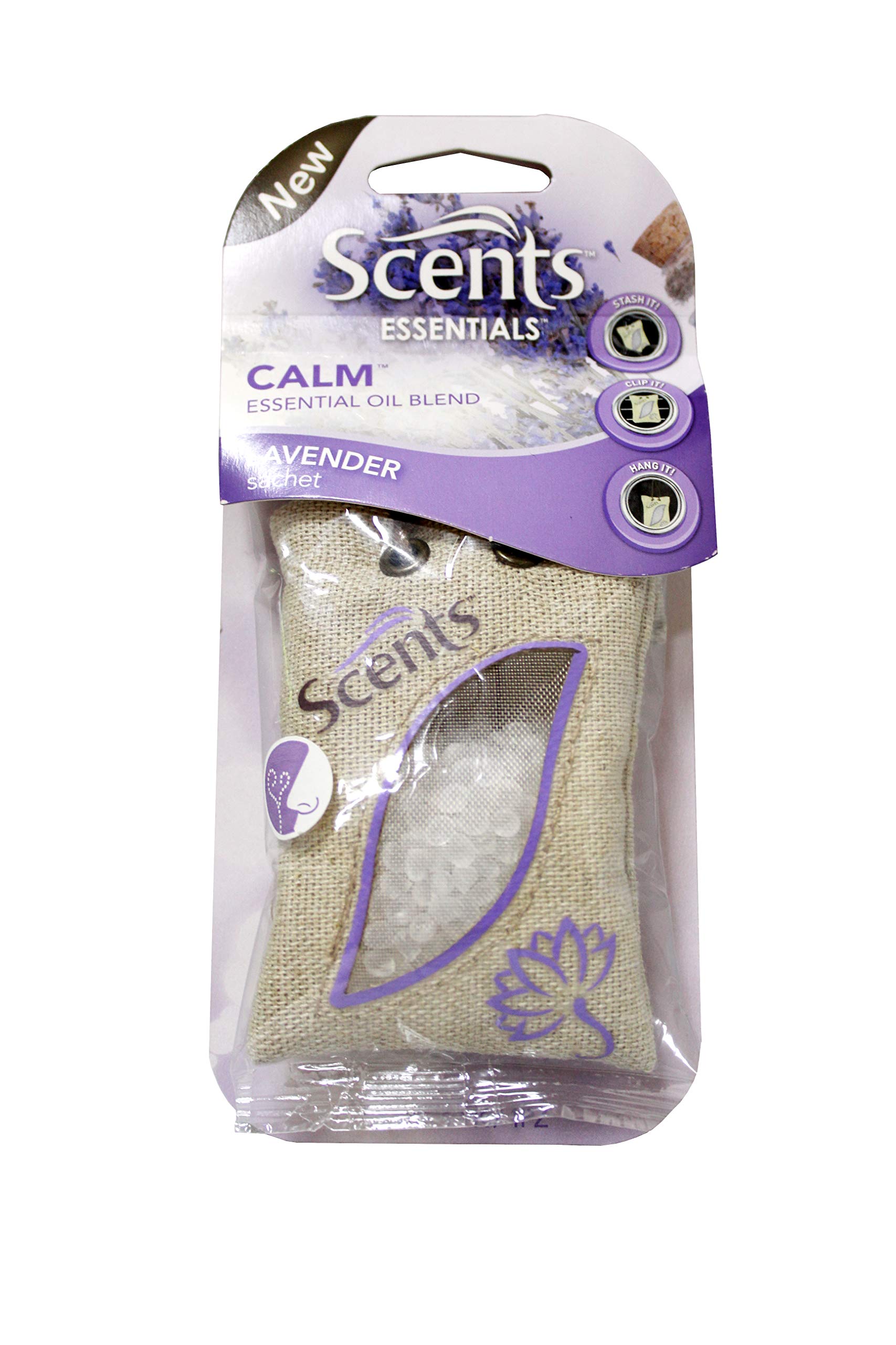 Scents Automotive Essentials Air Freshener (Lavender, 1 Pack)