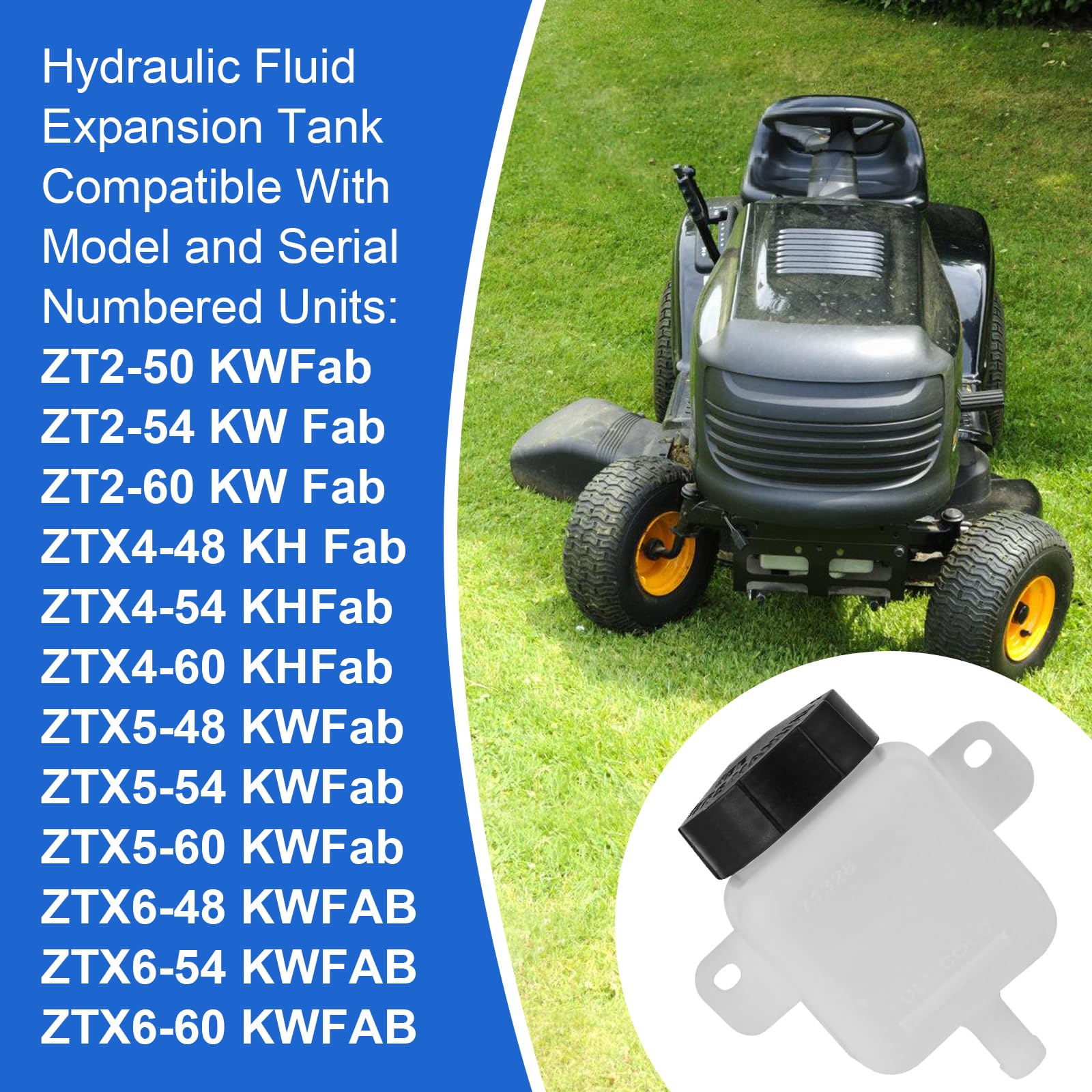 Bad Boy Mowers Hydraulic Fluid Expansion Tank - Genuine Replacement Part 067-8090-00