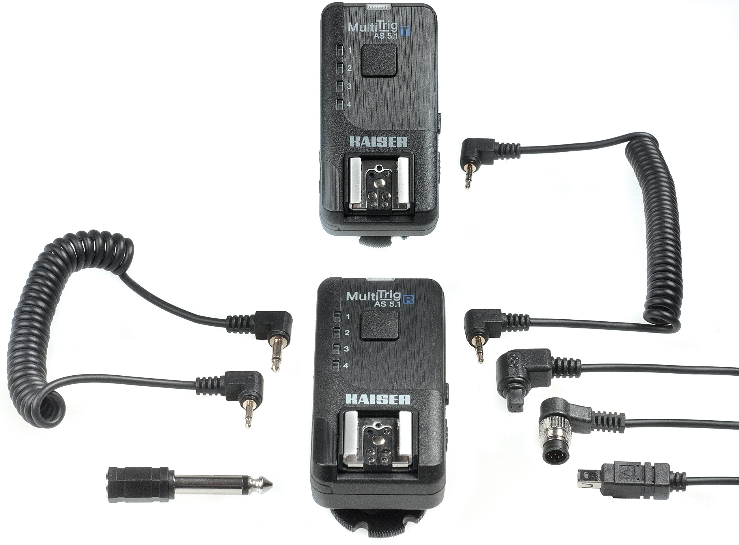 Kaiser Fototechnik 7001 Funk-Kamera- /Blitzauslöser (MultiTrig AS 5.1, Sender AS 5.1T und Empfänger AS 5.1R)