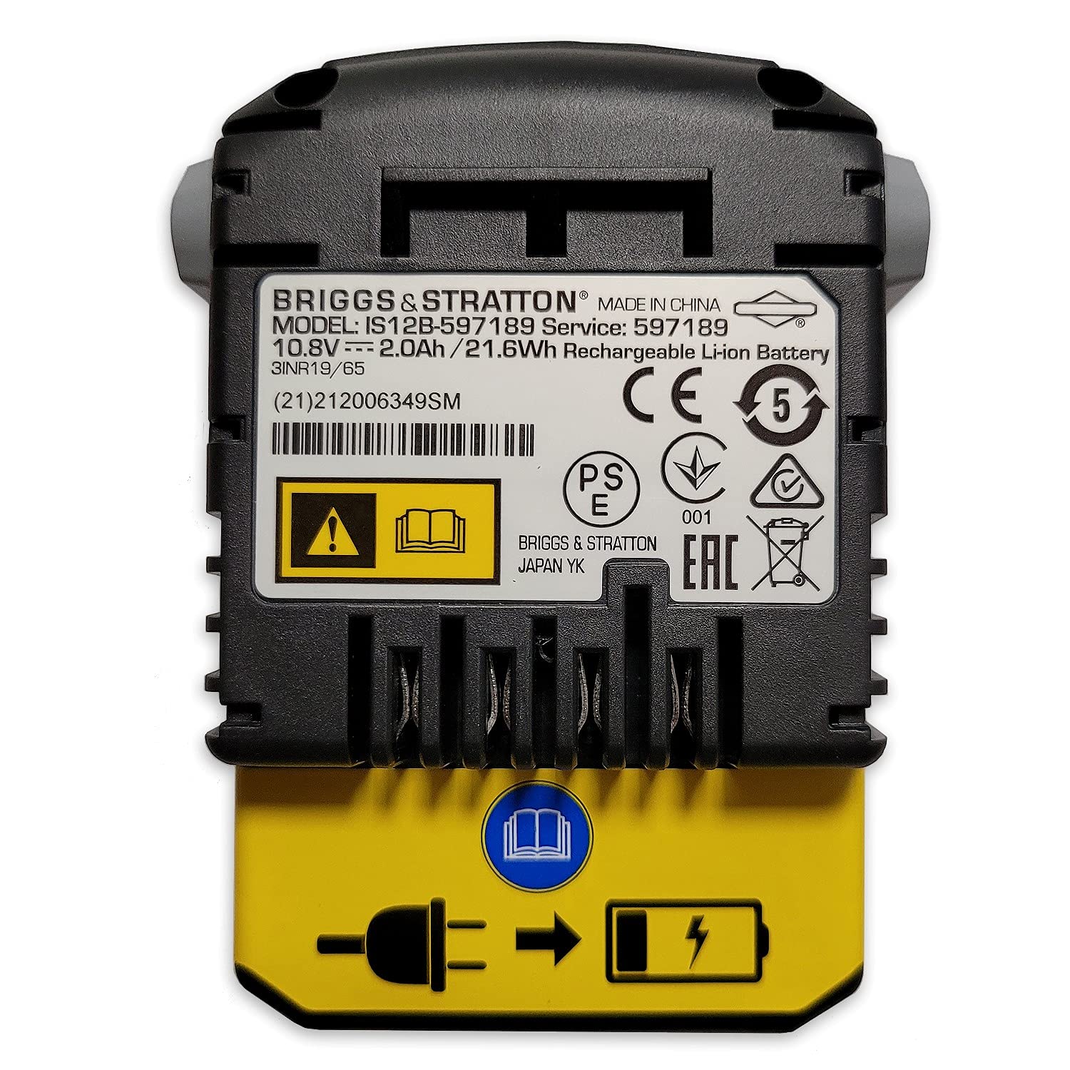 Batterie de démarrage Briggs & Stratton 593560, 597189 Lithium-Ion Instart