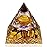 Hopeseed Orgone Pyramid for Positive Energy, Orgonite Tiger\'s Eye Stones Healing Crystal Pyramids for Reduce Stress Chakra Reiki Healing Meditation Attracts Wealth, Prosperity and Success