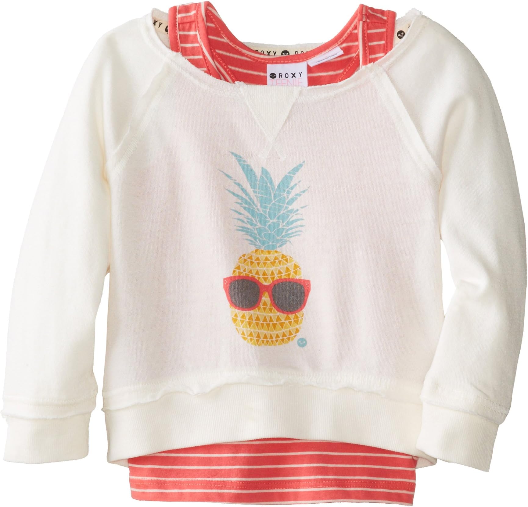 Roxy Little Girls' Neon Echo Knit Top