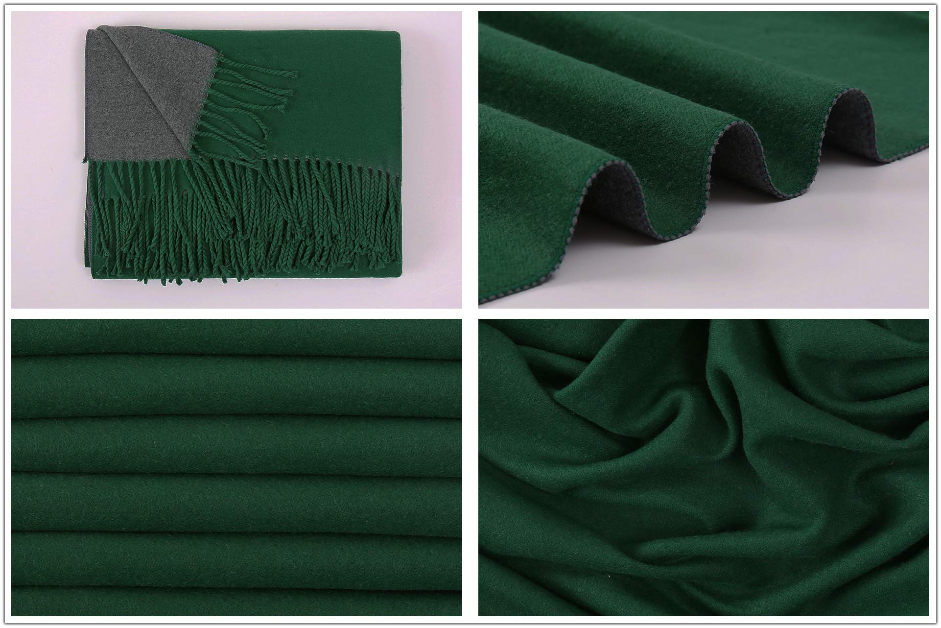 RIIQIICHY Donna Sciarpa Scialle Pashmina Invernale Elegante Lungo Morbida Rversibili Stole Avvolgere