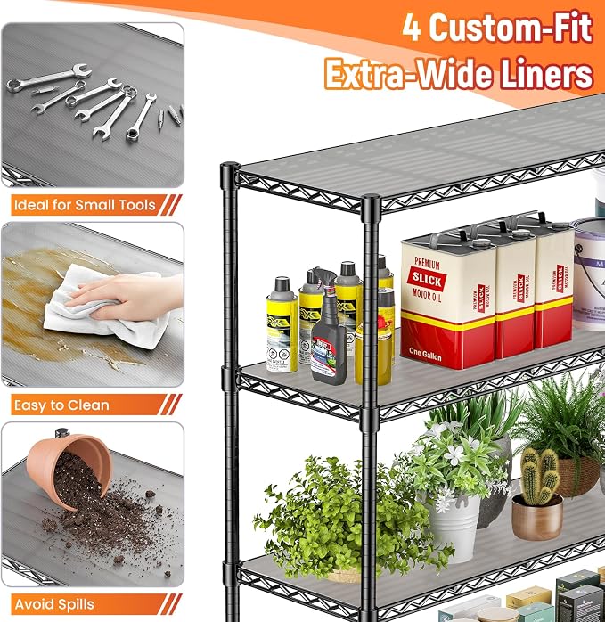 Estantería metálica con ruedas 60" ancho miniatura 4