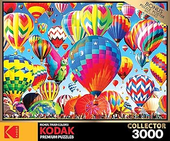Amazon.com: RoseArt - Kodak Premium - Ballooning Fun - 3000 Piece
