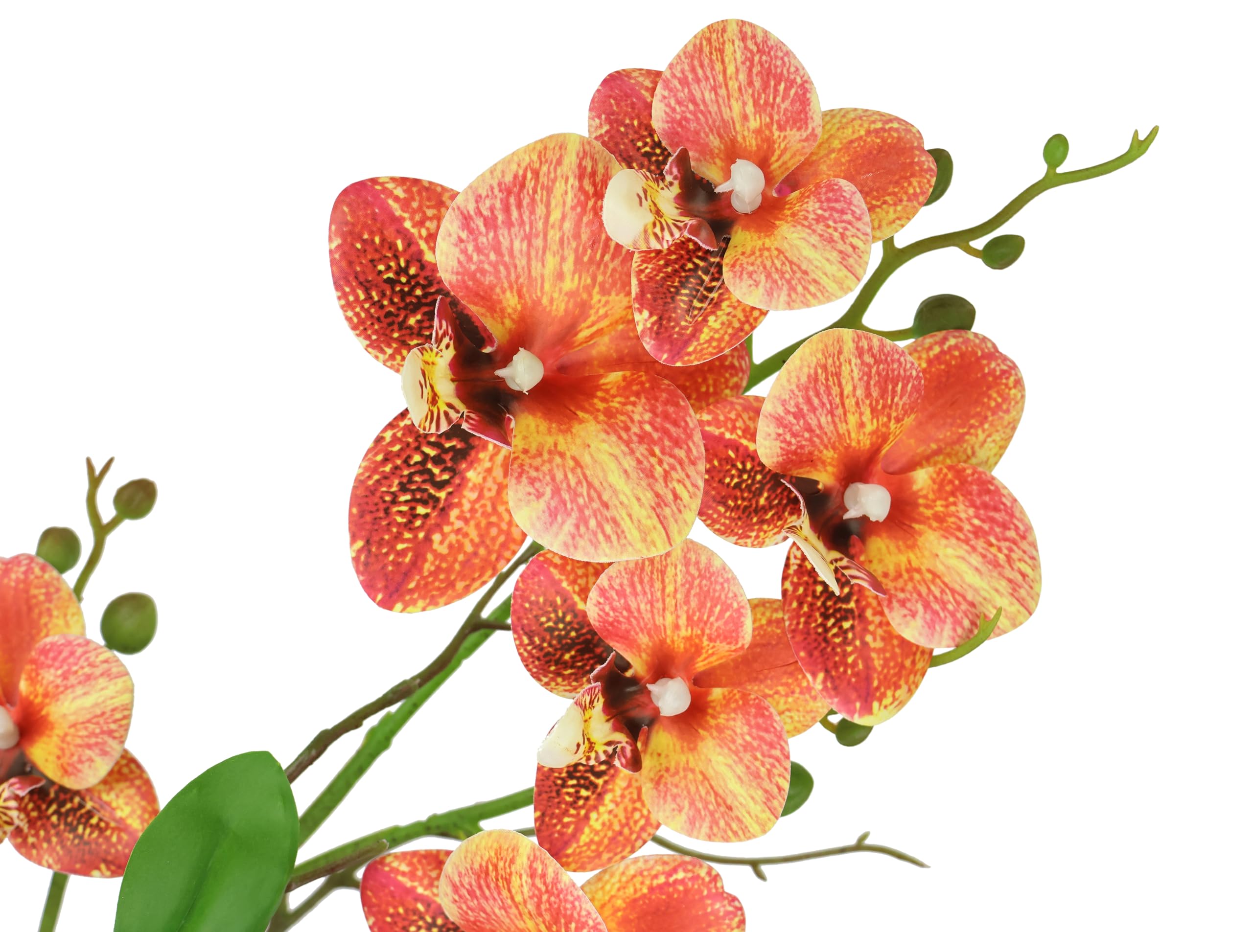 Künstliche Orchidee Phalaenopsis 30cm - Realistische Kunstblume Im Topf