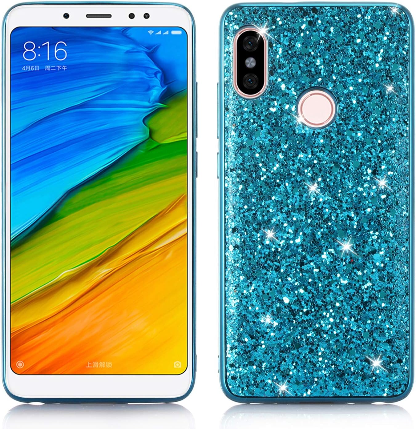glitter back cover for redmi note pro