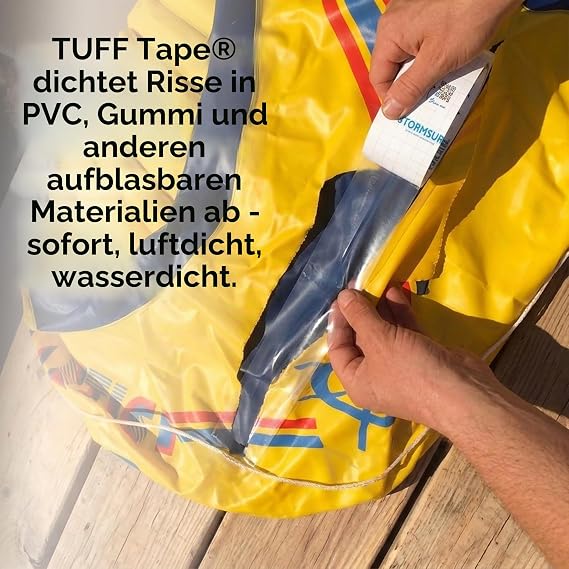 Stormsure TUFF Tape Repair Tape 1 m – Self-Adhesive Waterproof and Flexible for Outdoor Equipment