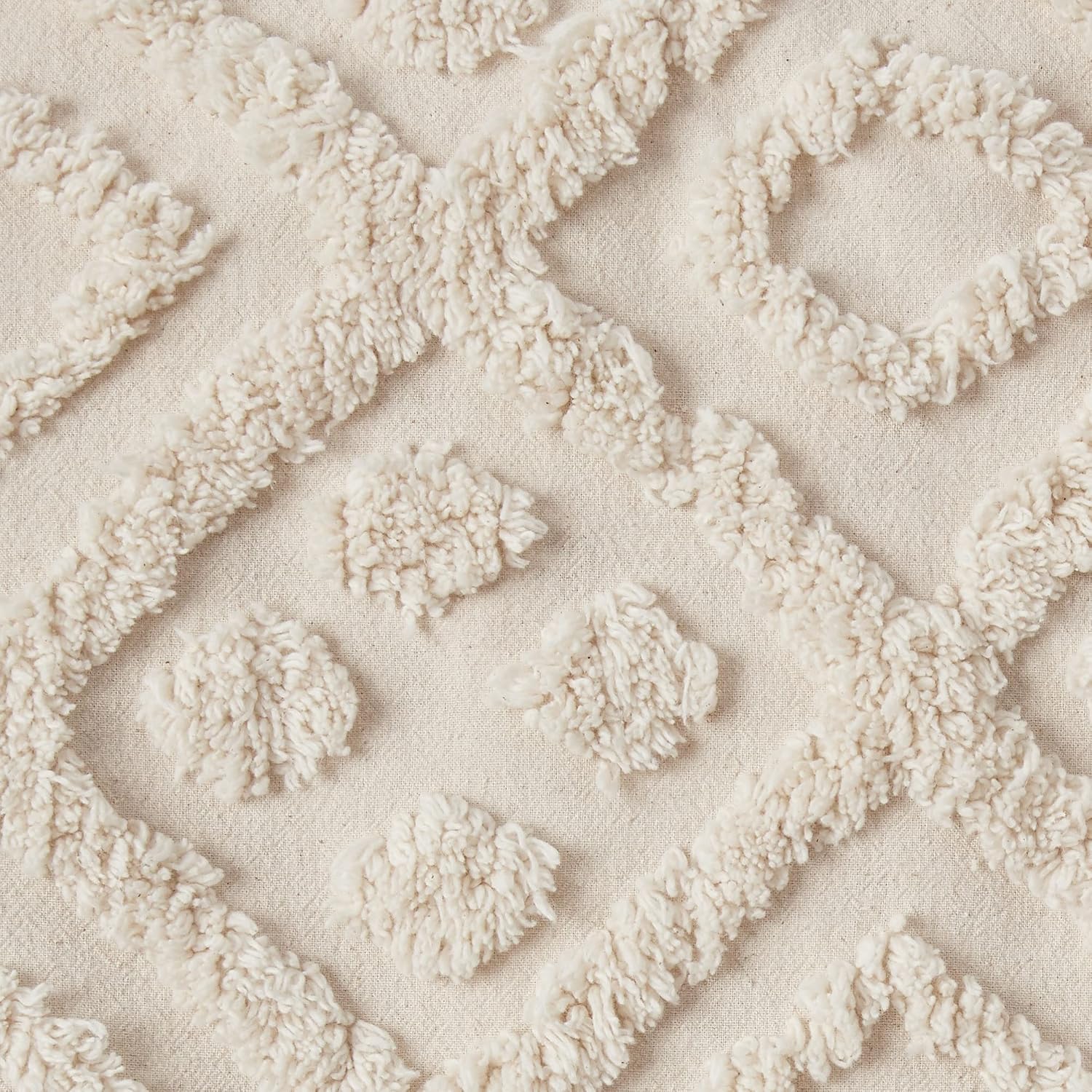 Stylemaster Diamond Bedspread, King, Ivory