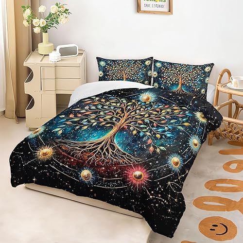 Miniatura 9 de AILONEN Juego de edredón de perro para adolescentes, niños y niños, lindo juego de ropa de cama tamaño matrimonial, edredón acolchado superior de