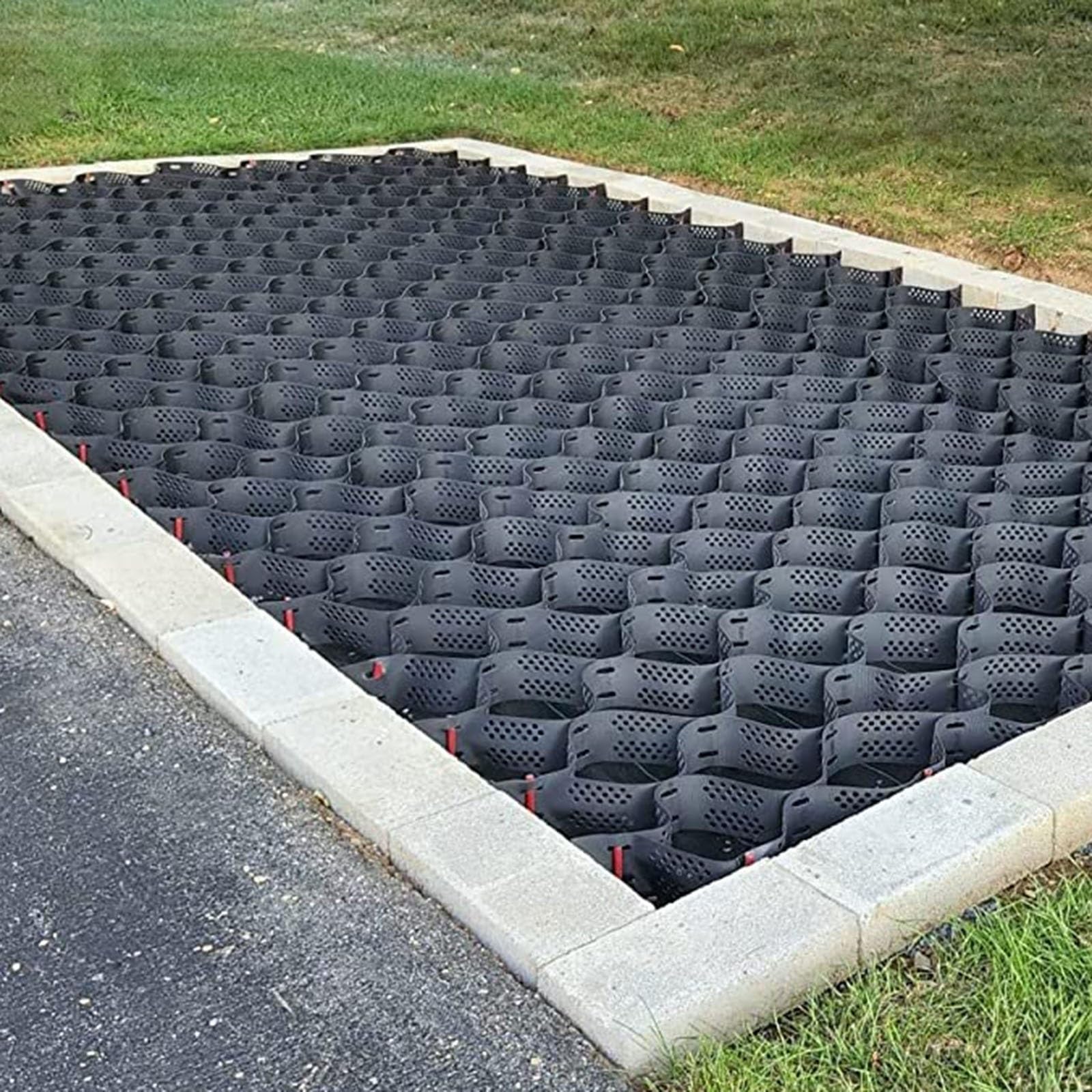 Grille de retenue de sable anti-ornières tapis pour allée de jardin