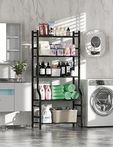 Miniatura 7 de Soporte para plantas de interior y exterior, 5 niveles de metal alto para múltiples macetas de flores, estante grande impermeable para sala de