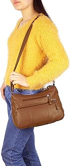 VOLGANIK ROCK Purses for Women Soft PU Leather Shoulder Bag Ladies Crossbody Purse and handbags Lightweight Pocketbook