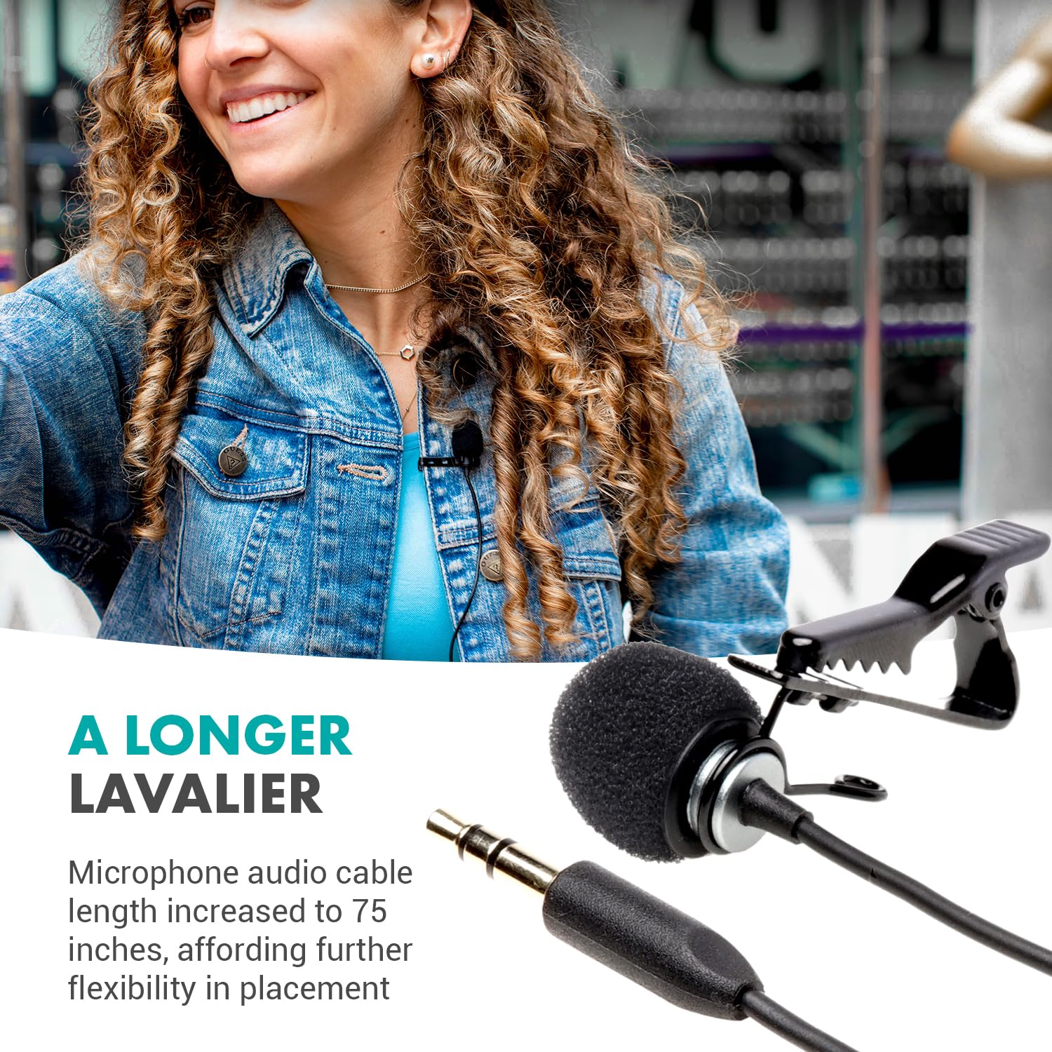 Amazon.com: Movo Lavalier Microphone Compatible w/DJI Mic, DJI Mic