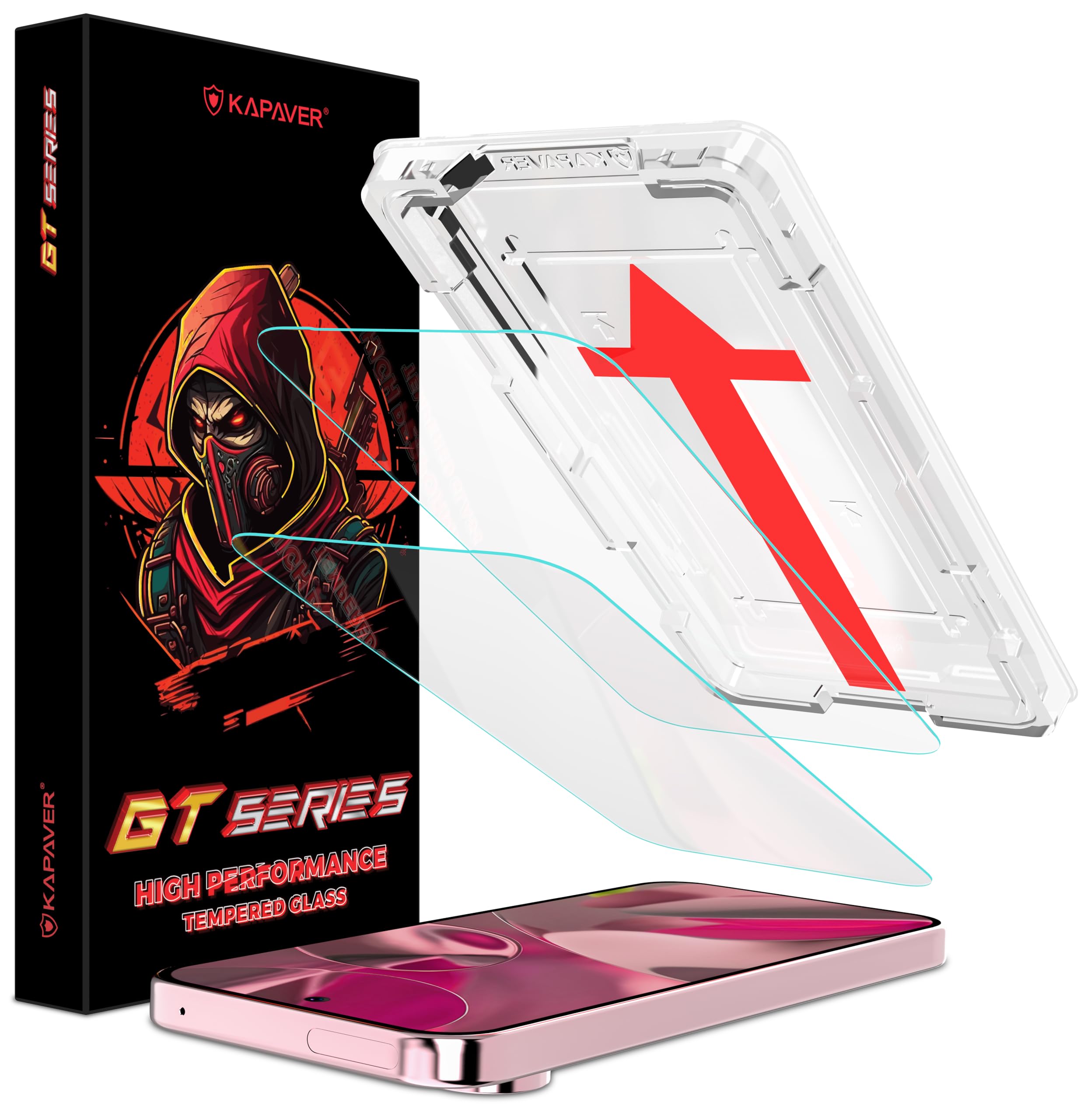 KAPAVER GT Series Clear Tempered Glass Screen Guard Protector for Google Pixel 9/9 Pro (Glass with EasyDO Applicator)- 2 Pack (B0DHNKTF95) Amazon Price History, Amazon Price Tracker