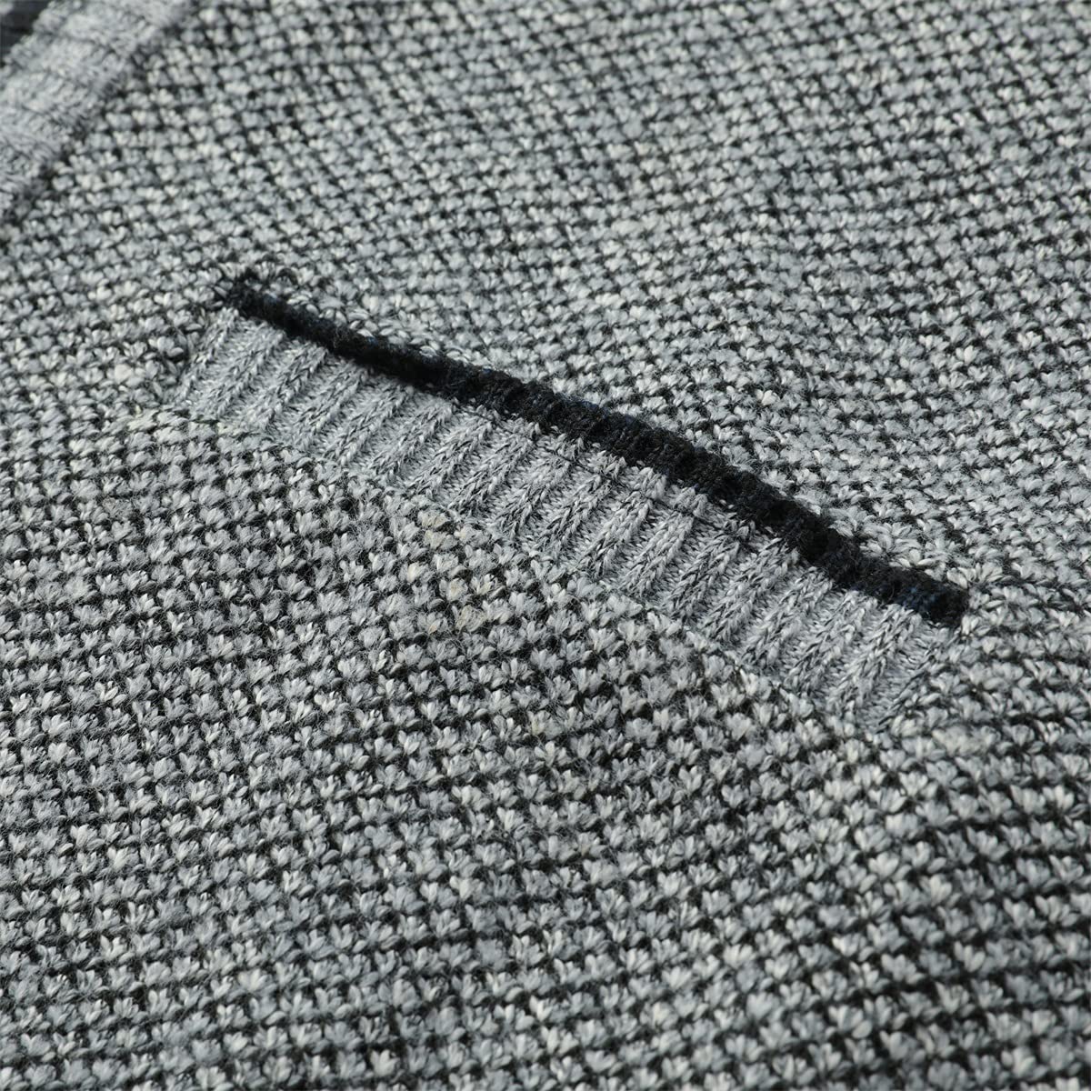 Allthemen Cardigan da Uomo con Scollo a V Cardigan Foderato con Bottoni Maglione Pesante Sweater Caldo