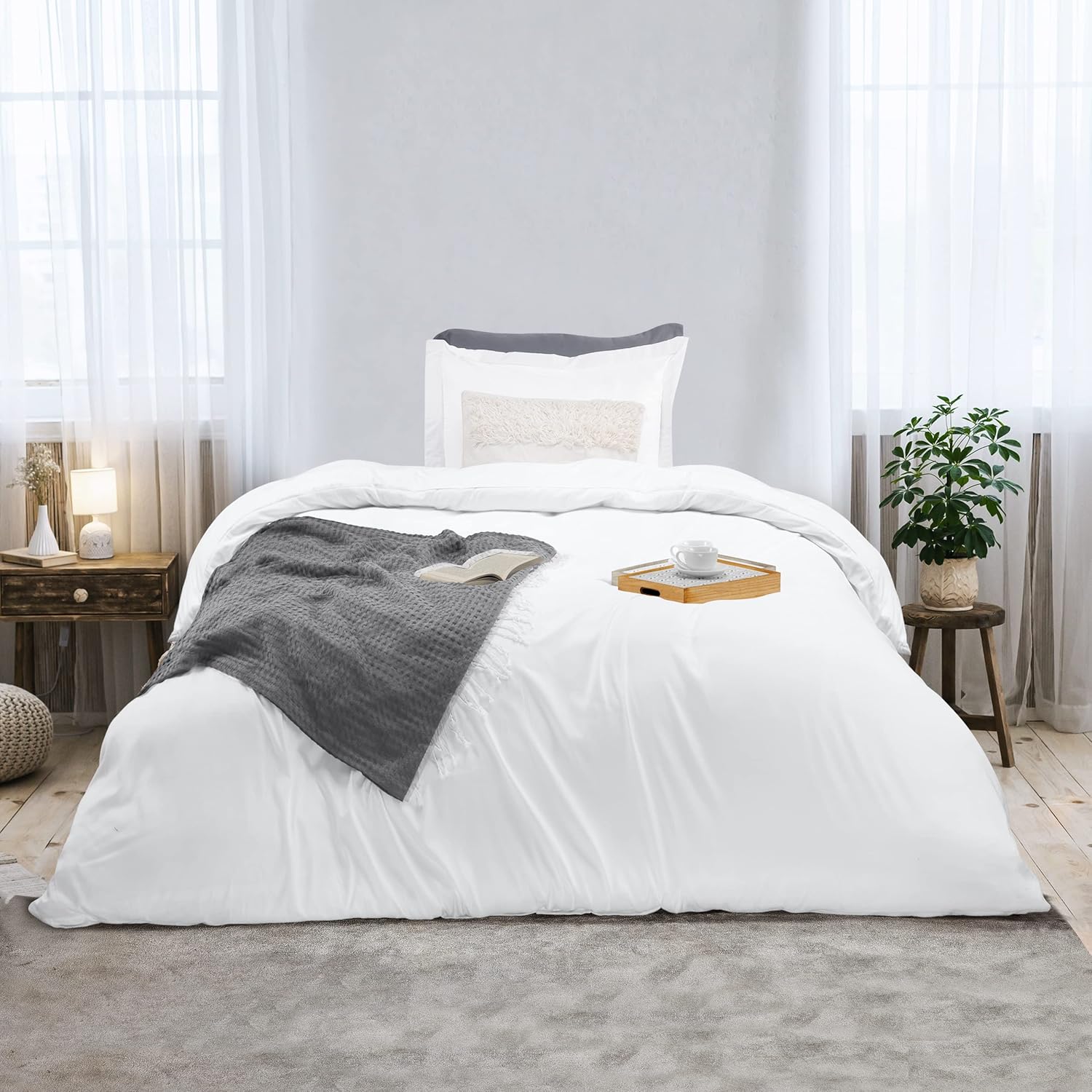 Utopia Bedding Duvet Cover Twin Size Set 1 Duvet Cover with 1 Pillow