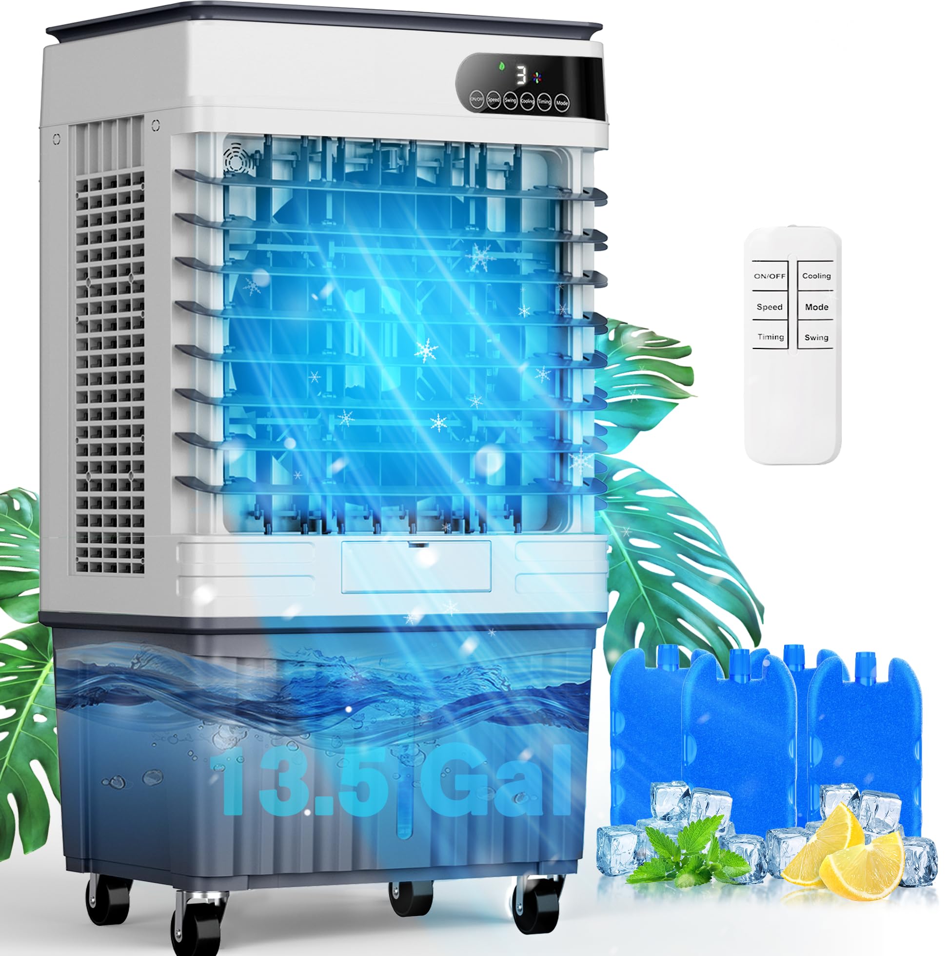 Brand Name: 4-IN-1 Portable Swamp Cooler for Large Rooms