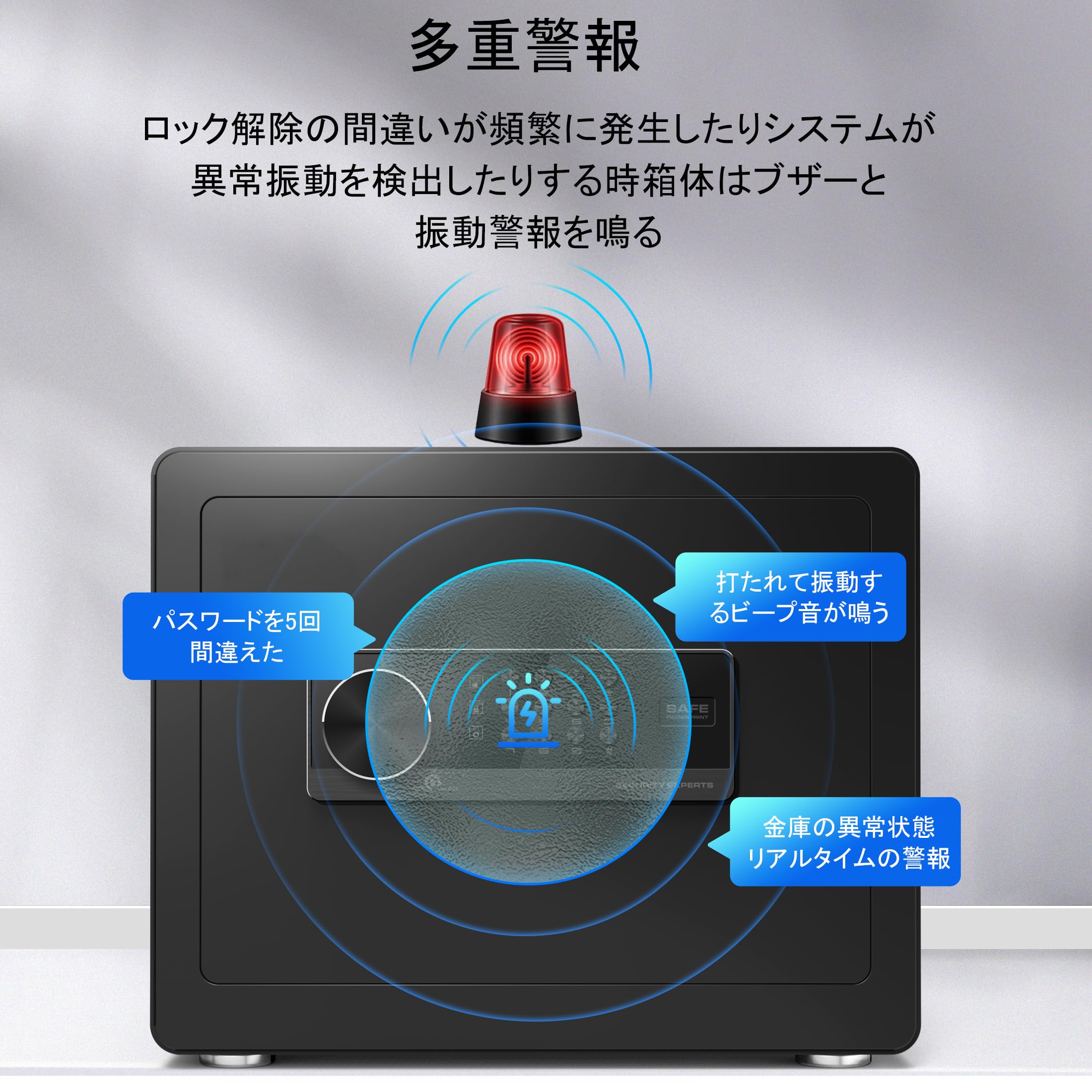 Amazon.co.jp: GIRGBE【強化版】家庭用 暗証番号 26L 金庫 床・壁に