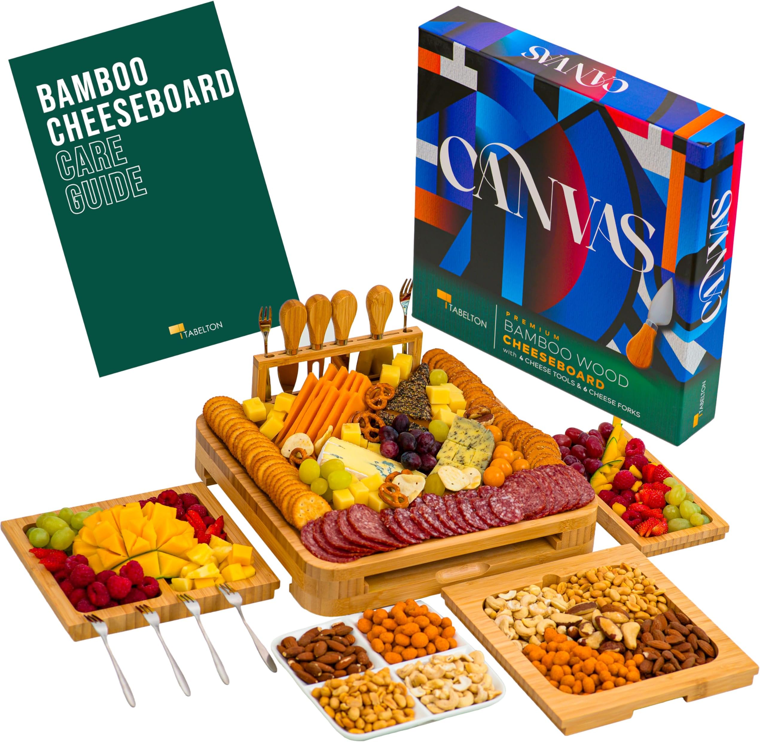 HumbleCraft Large Charcuterie Boards, Cheese Board Set