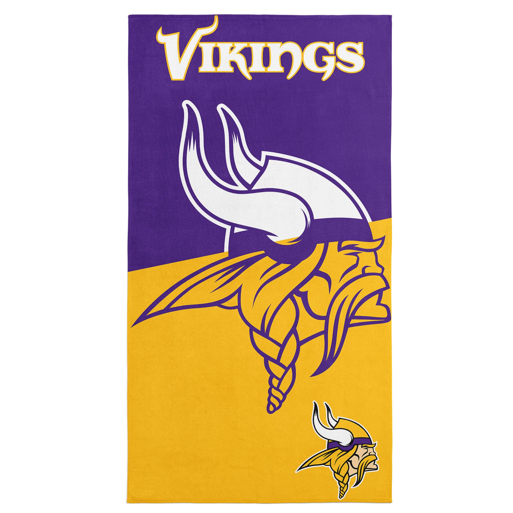 Northwest NFL Minnesota Vikings Microfiber Beach Towel, 30 x 60 Inches – Quick Dry, Sand Resistant, Lightweight, Highly Absorbent, Incisor Design