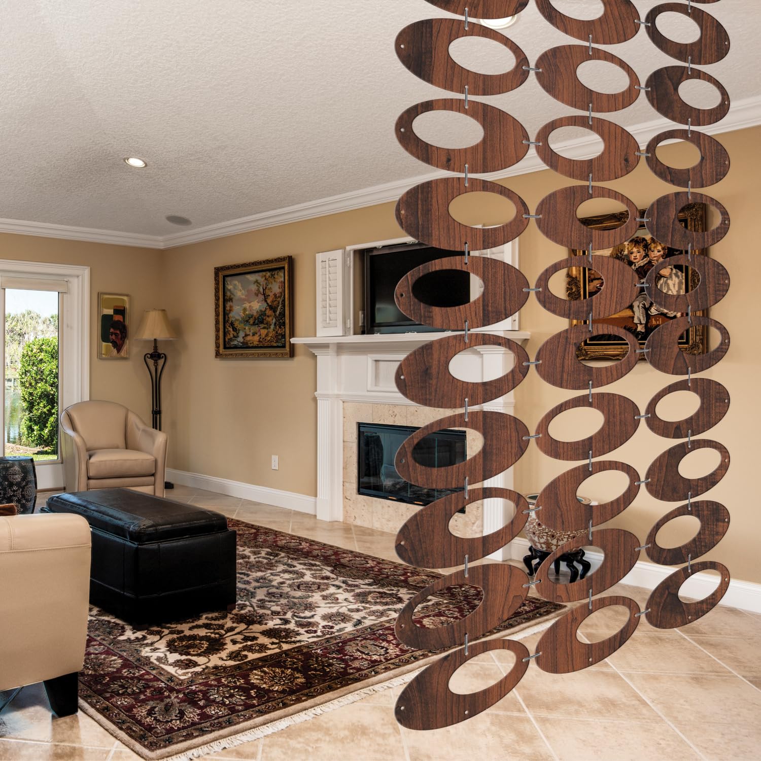 RANDOM 12 PCS Hanging DIY Room Divider Attractive Pattern Panels Decorative Wall Screen Panel Hollow Out Design for Living Dining Room Kitchen Bedroom Office Bar Restaurant Home Hotel Décor-RSD-4056-image-30