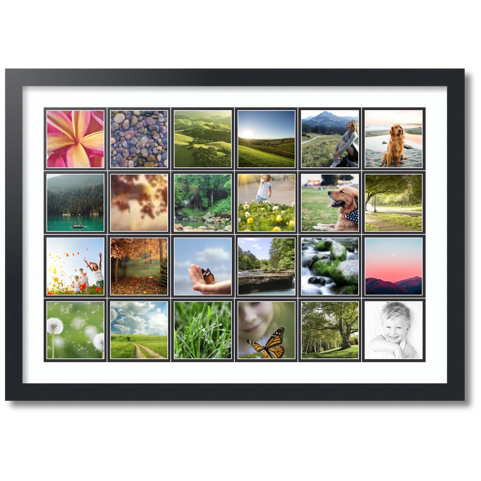 Amazon.com - ArtToFrames Collage Photo Frame Double Mat with 24