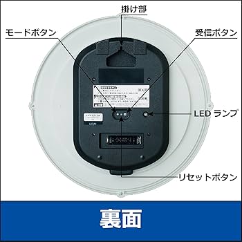 Amazon.co.jp: セイコークロック 掛け時計 電波 アナログ 白 KX215W