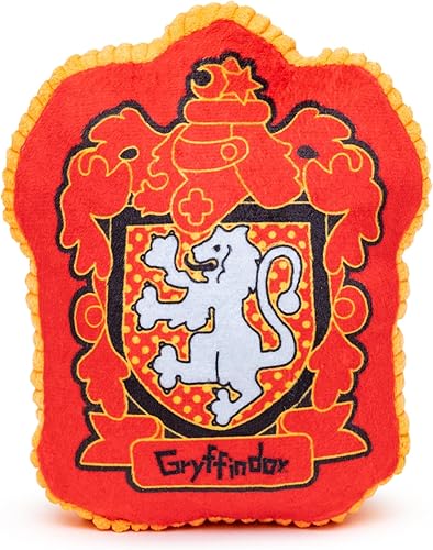 Buckle-Down Juguete para perros The Wizarding World of Harry Potter, juguete para mascotas con cresta de león de Gryffindor, peluche