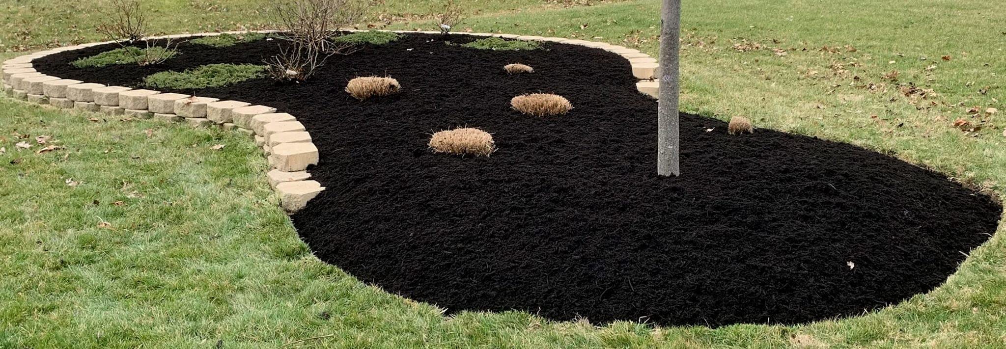 Peach Country Premium Black Mulch Color Concentrate 2,800 Sq. Ft. Pure Midnight Black Mulch