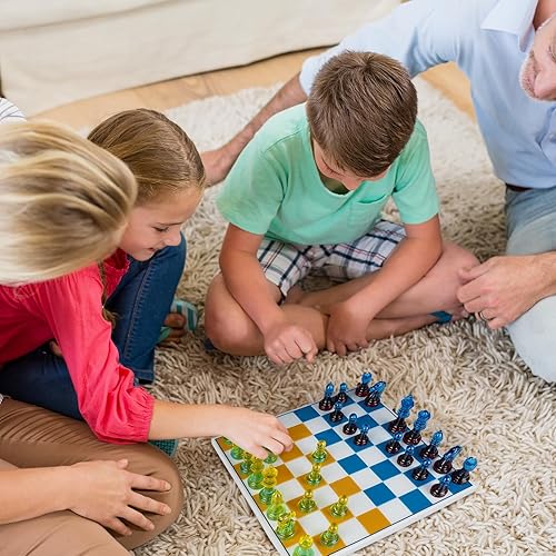 Miniatura 7 de LETS RESIN Moldes de ajedrez para fundición de resina juego de ajedrez de resina mejorado con 16 piezas de ajedrez 3D de tamaño completo y tablero